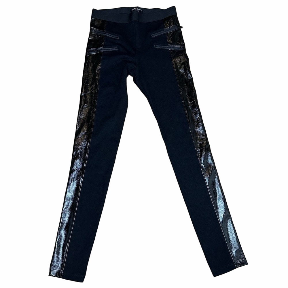 David Lerner Faux Leather Pants Size Medium